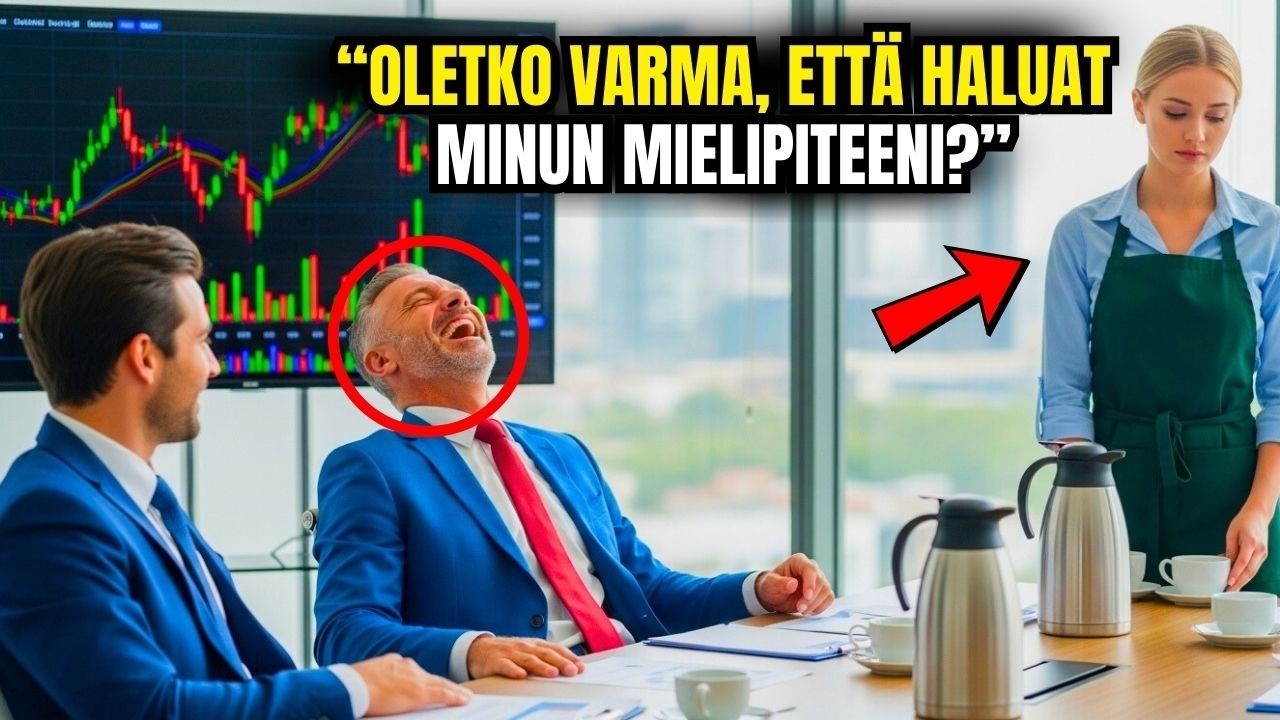 MILJONÄÄRI PYYTÄÄ YKSINKERTAISEN TARJOILIJAN MIELIPIDETTÄ NÖYRYYTTÄÄKSEEN HÄNTÄ, MUTTA HÄN...