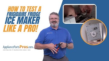 How To Test A Frigidaire Refrigerator Ice Maker Testing 241798231