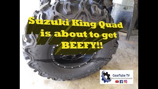 Suzuki King Quad Tire and Wheel UPGRADE!