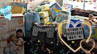 ETHAN'S BABYSHOWER UNBOXING GIFTS HAUL💎
