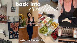 few days in the life ✨ saving a half wasted day, workout with me, activewear haul & more