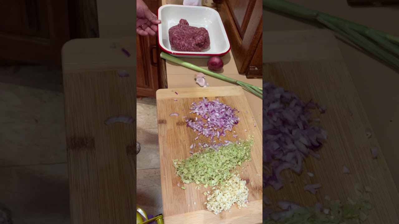 Grilled beef wraped in betel leaf