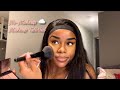 UPDATED NO FOUNDATION MAKEUP ROUTINE + styling my frontal x