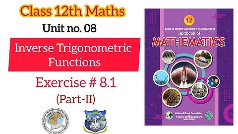 Exercise 8.1 - Class 12 Math | Waqaracademy2 