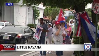 Cuba in crisis: Activists meet in Miami's Little Havana