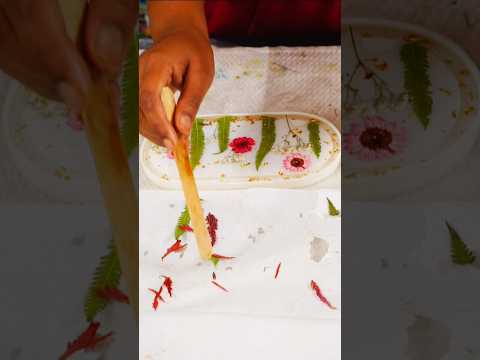 Tutorial resin flower