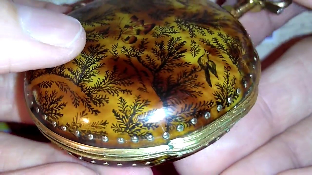 218 Years Old Unusual Large Underpainted pair cased verge Fusee pocket watch ( SOLD OUT )