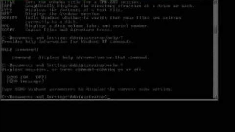 Lesson 2 Part 1of2 Batch Scripts