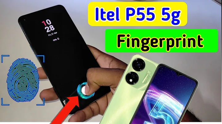 Itel p55 5g display fingerprint setting/Itel p55 5g fingerprint screen lock/fingerprint sensor
