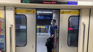 【記錄到司機員換班】台北捷運C321型麻吉貓親子友善彩繪列車往南港展覽館（127/128）行駛後山埤到南港+離站/往亞東醫院（147/148）離開南港站