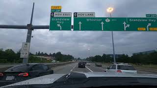 TIME-LAPSE. Vancouver to Squamish B.C Via (HWY99 )