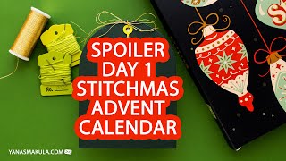 SPOILER! 12 Days of Stitchmas Spellbinders Advent Calendar Day 1