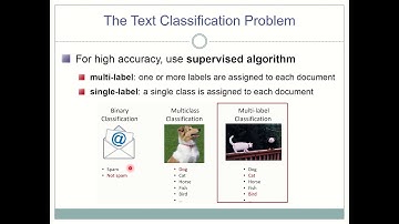 Lecture 8.1 Introduction to Text Classification