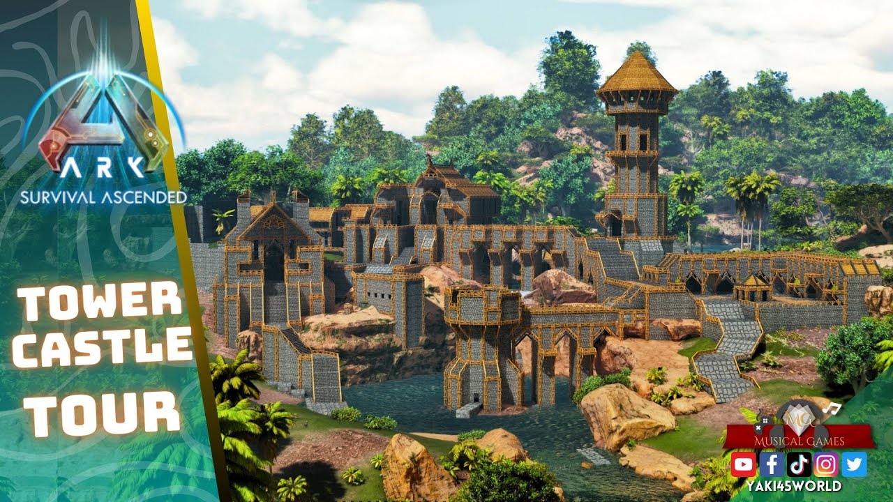 ARK Survival Ascended - Towe Castle - Tour - YouTube