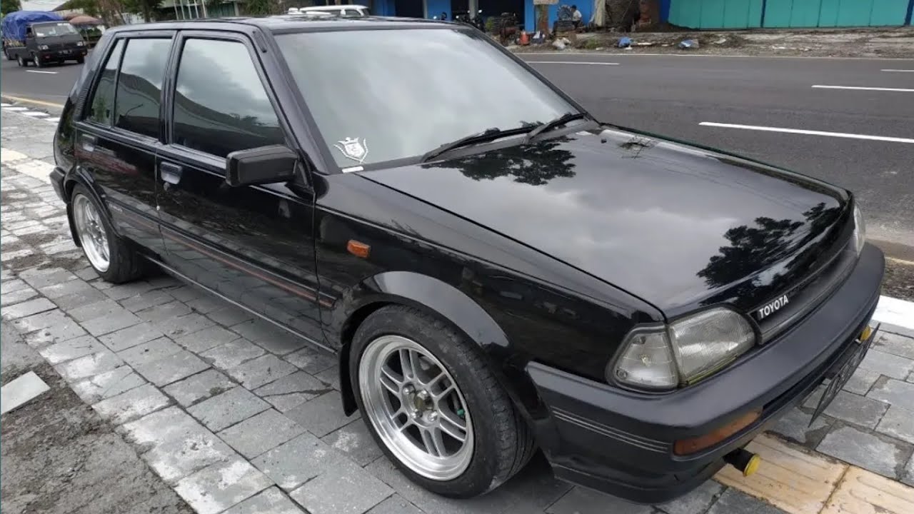 Dijual Toyota starlet kotak thn 1989 cc 1.3 - YouTube