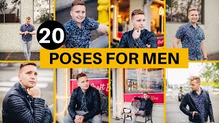 20 Pose Ideas for Men Who Aren't Models