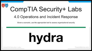 Password Cracking with Hydra | Security+ Ethical Hacking Tools (Ep.30)