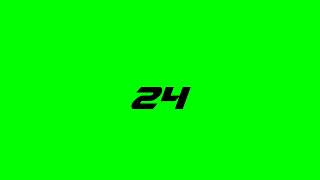 45 seconds countdown timer green background | 45 seconds timer
