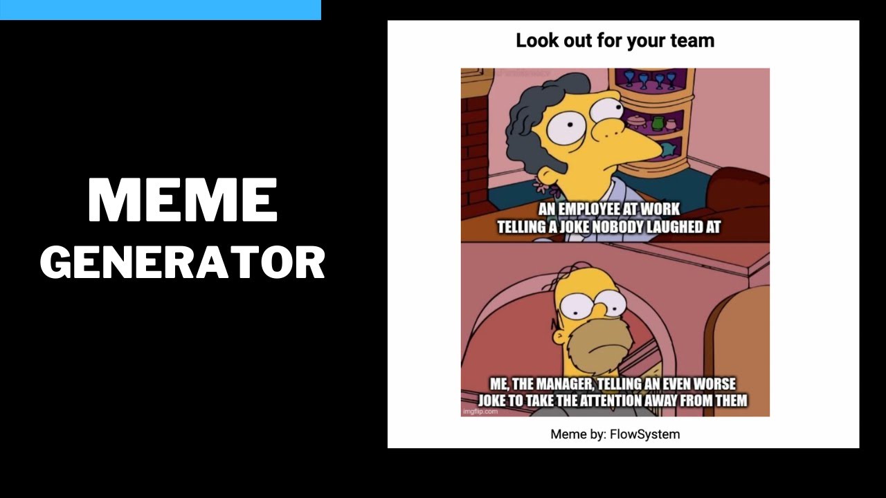 How To Create Meme Using HTML, CSS & JavaScript