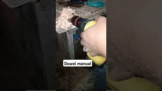 Dowel manual pembulat kayu#subscribe #shortvideo #woodworkingindonesia