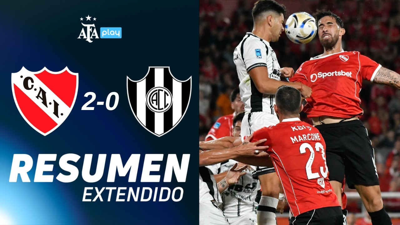 Independiente 2-0 Central Córdoba | #TorneoApertura2026 | RESUMEN EXTENDIDO | Fecha 8