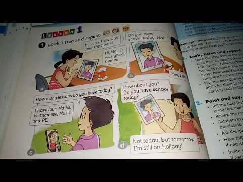 Video Hướng dẫn học Tiếng Anh lớp 5 Unit 6 - lesson 1 /... - YouTube