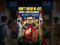 Think not to wear in JEE❌ #Harshsir #JEEDressCode #JEEMains2026 #NTAAlert #JEEAspirants #ExamDayTips