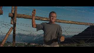 The Great Escape 1963 Motorcycle Chase 4k