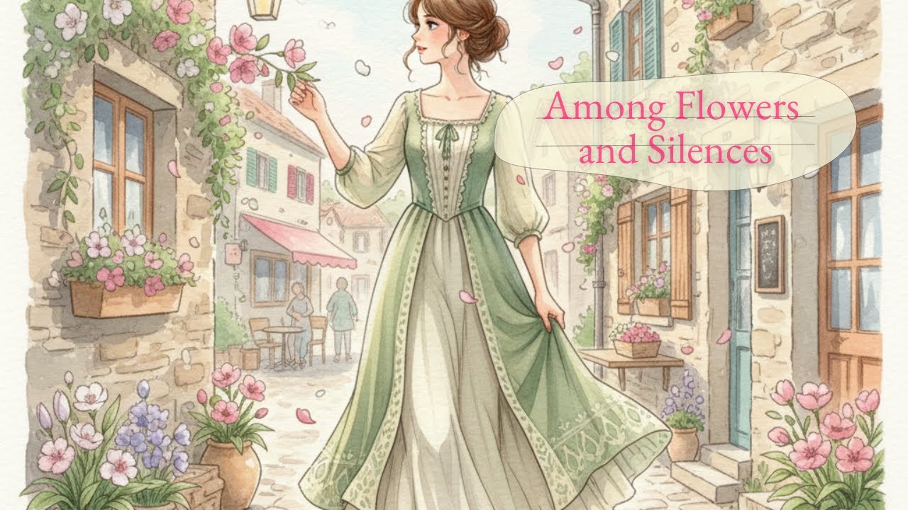 Flowery paths at dusk 🌸- Romantic Cottagecore - Cozy Music - Instrumental- Piano. 🎶