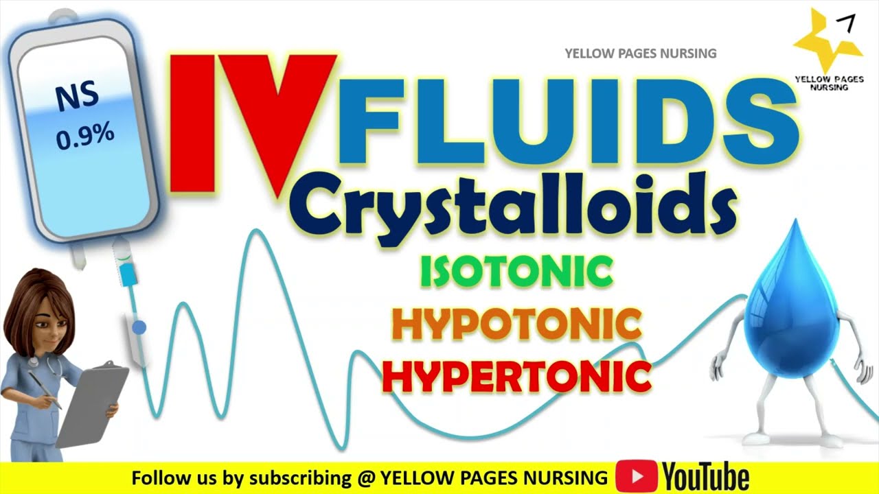 IV Fluids Intravenous Fluids Crystalloids Isotonic Hypotonic IV Fluids Intravenous Fluids Crystalloids Isotonic Hypotonic