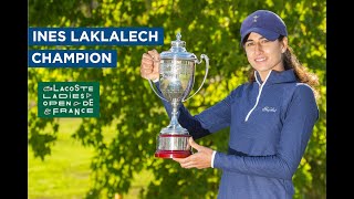 Ines Laklalech Wins The 2022 Lacoste Ladies Open De France