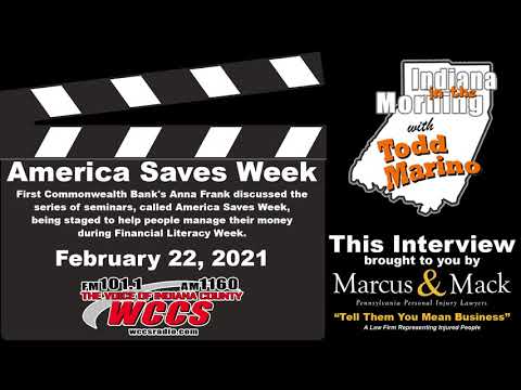Indiana in the Morning Interview: America Saves Week (2-22-21)
