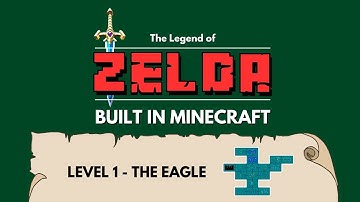 ZELDA in MINECRAFT - Building Legend of Zelda Eagle Level 1 in Minecraft Survival