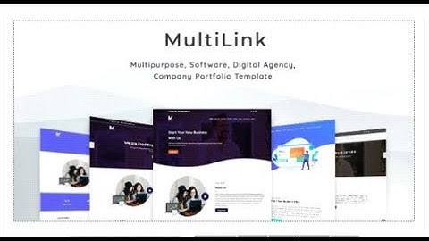 MultiLink - Business Multipurpose Company Portfolio HTML  | Themeforest Templates