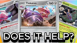 Does Dustox's ability actually help Tinkaton(PTCGL)