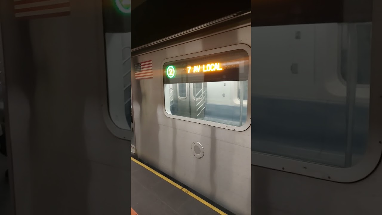 R142 (2) Local Train to South Ferry Announcement at 18th Street with LED Signage (