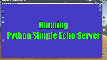 Running Python Simple Echo Server: IT-129 Python Scripting