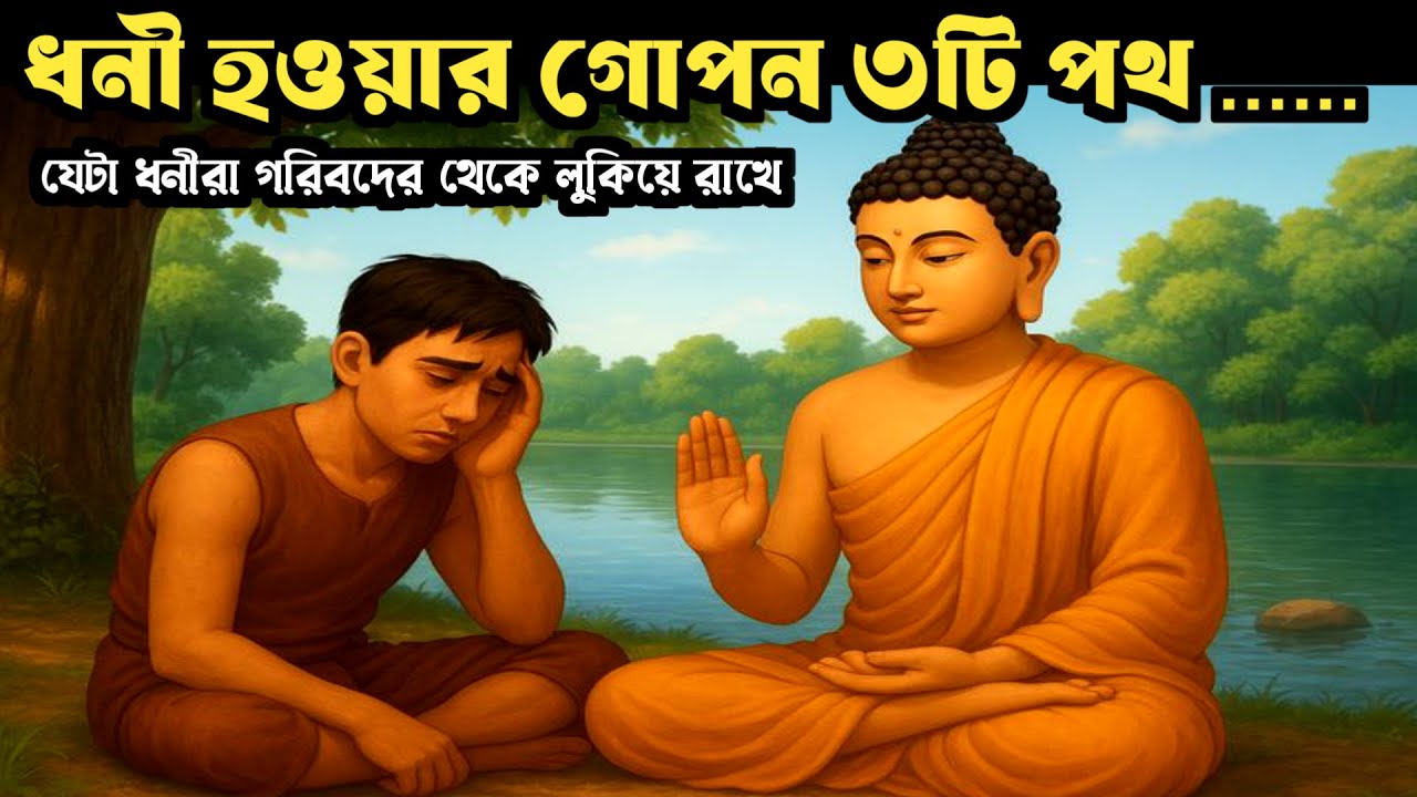 দারিদ্রতা থেকে মুক্তির রহস্য যা ধনীরা কখনও বলবে না। Bhuddhist Story। গরিবরা কেনো ধনী হতে পারেন না।