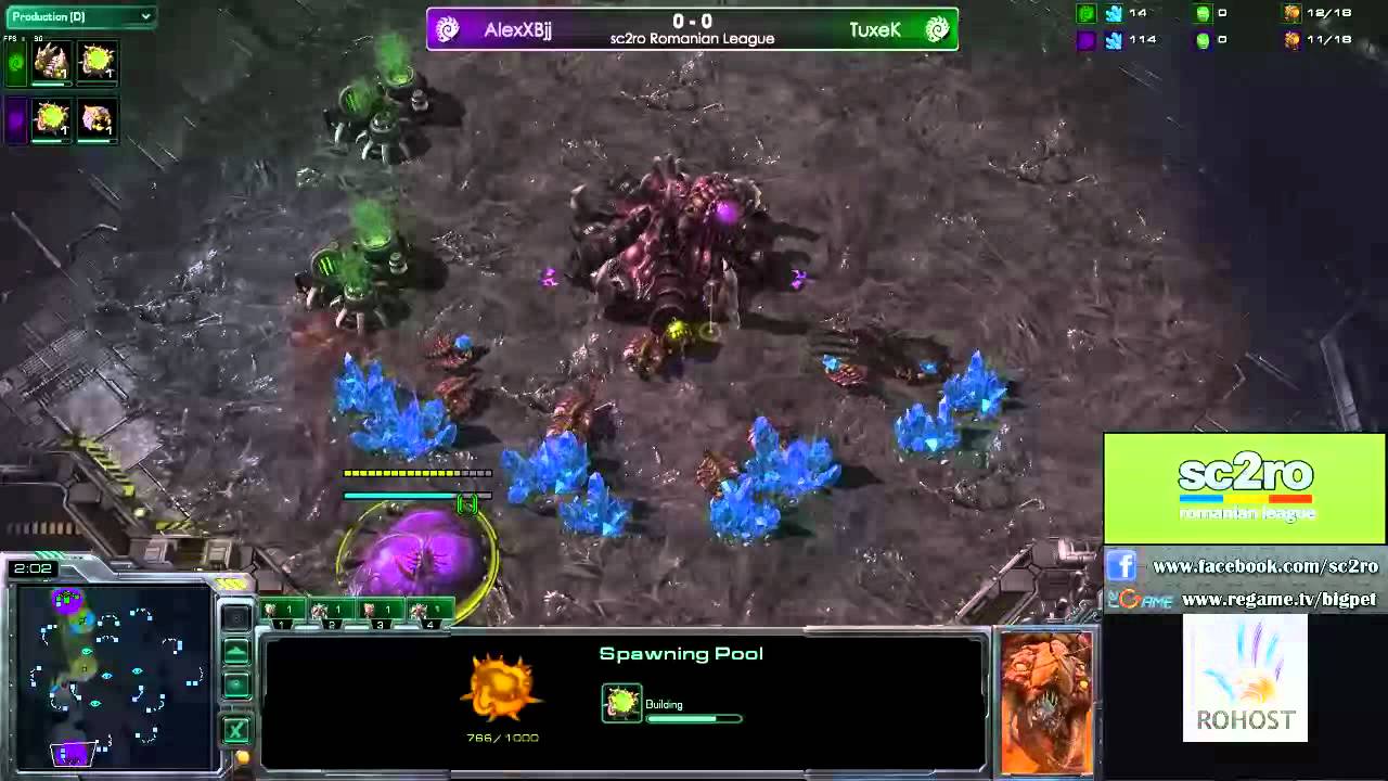 sc2ro RL : R3 - TuxeK vs AleXBjj