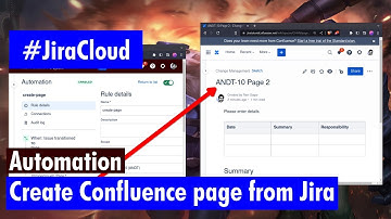 Jira Cloud Automation - Create page in confluence