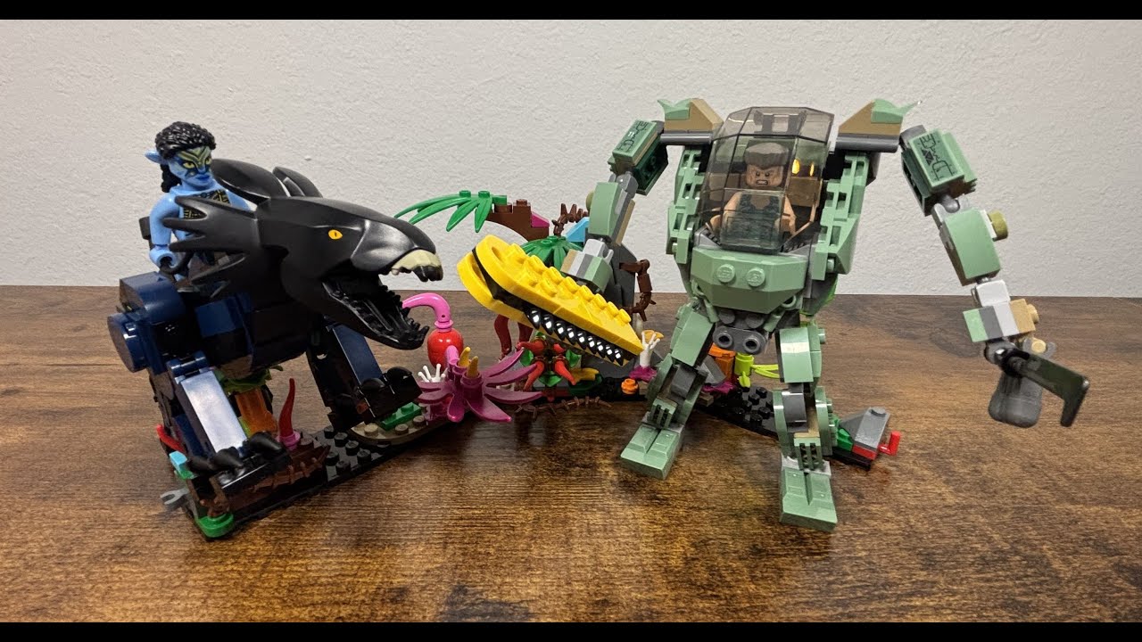 LEGO Avatar 75571 Neytiri & Thanator V. AMP Suit Quaritch