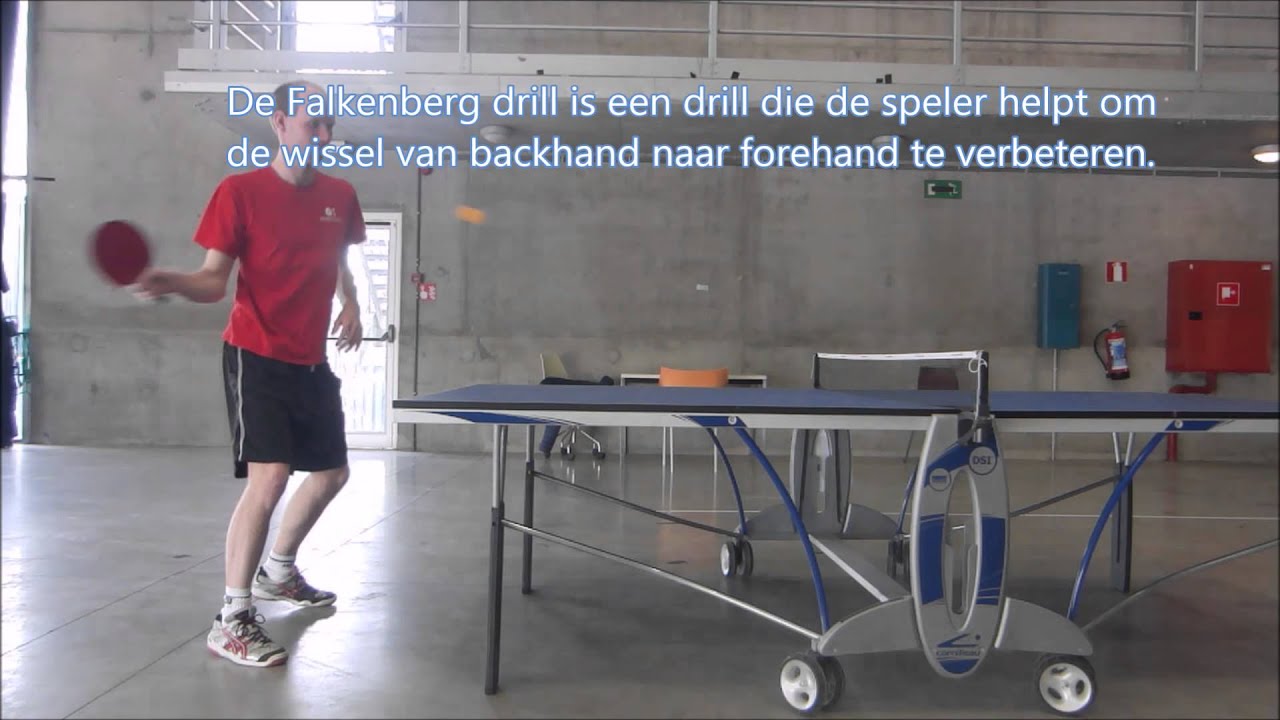 Falkenberg drill tafeltennis YouTube