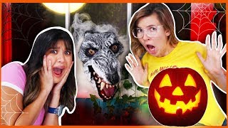 MONSTERS in our SAFE HOUSE?! Halloween Portal is OPEN?!
