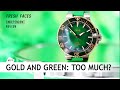 Oris Aquis Date 41 green gold: Too much of a good thing?