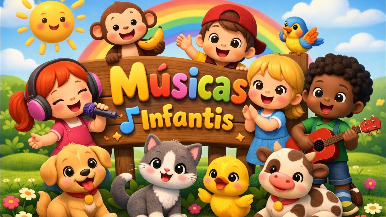 1 HORA DE MÚSICAS INFANTIS 🎶 MÚSICAS PARA CRIANÇAS 🎶 MUNDO DO PEDRINHO ...
