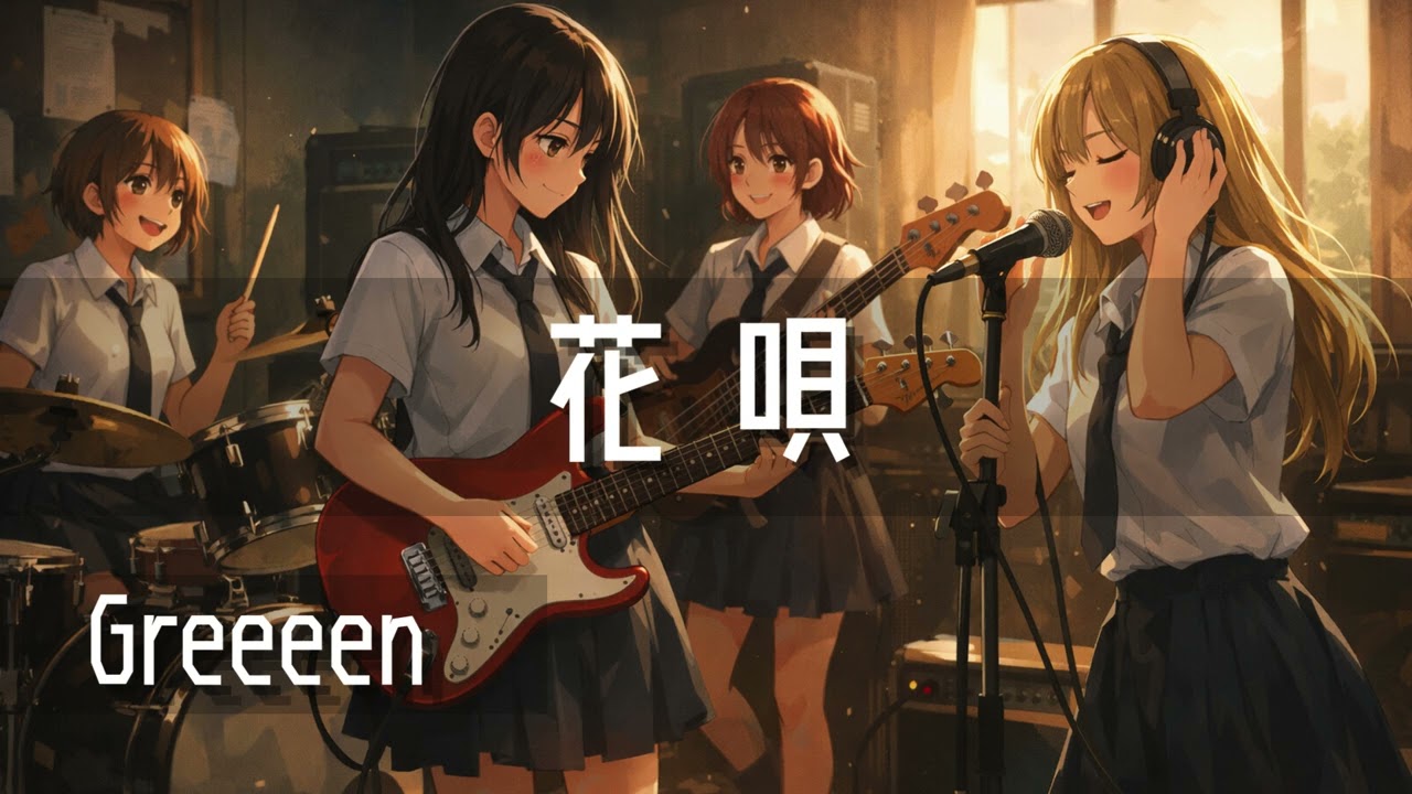 【花唄 / GReeeeN】もし女子高生バンドが全力でカバーしたら