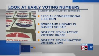 Early voting numbers from Davidson County Election Commission