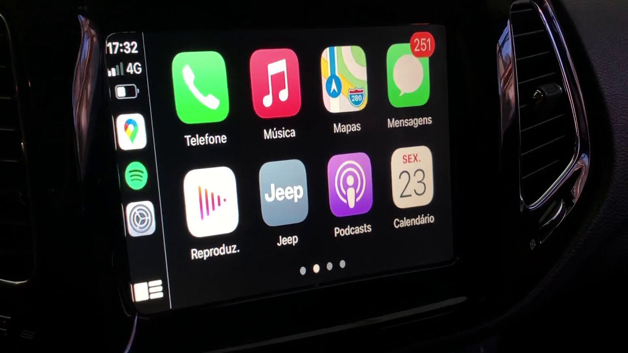Jeep Compass - instalacao Carplay (sem fio) e Android Auto - ArtsomAuto