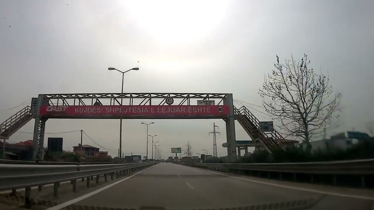 Driving Durrës - Vlorë (Zvërnec) ꜱᴇɴᴄᴏʀ 3ᴄᴀᴍ 4ᴋ03ᴡ