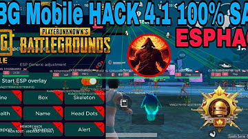 Pubg Mobile hack 4.1(New 4.1 VersionInbuilt Esp Mod) I Pubg Mobile Gl+Kr